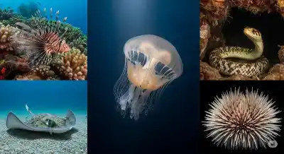 Belleza y Peligro Mortal: 5 Animales Marinos Más Venenosos del Mundo