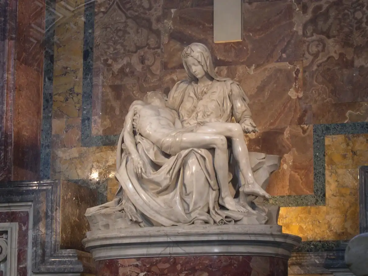 la piedad de miguel de angel-Basilica de San Pedro