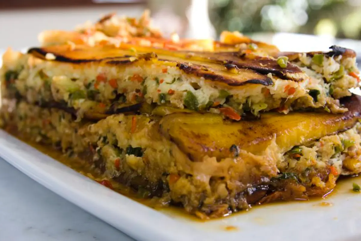 Pastel de Chucho venezolano